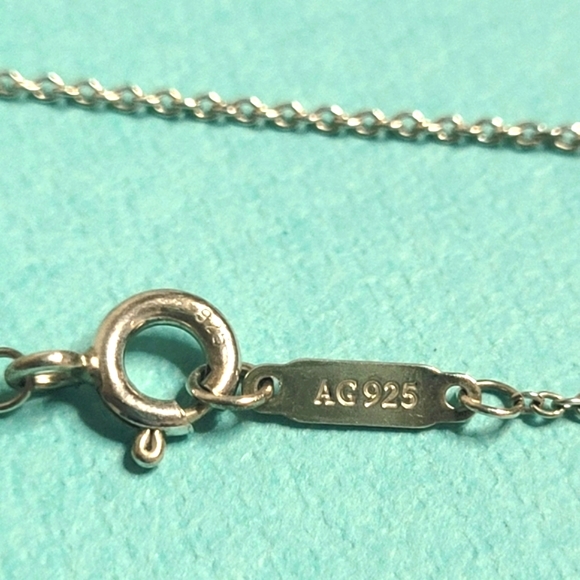 Tiffany & Co 1837 Rubedo Metal &925 Sterling silver Necklace 16" - Picture 14 of 17